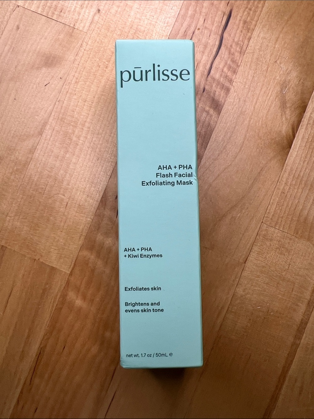 purlisse Light Mint AHA+PHA Flash Facial Exfoliating Mask